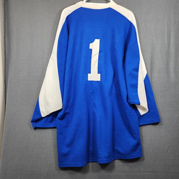 Whalers Teamwork Athletic Apparel Mens Hockey Jersey Blue Made in USA - Picture 12 of 12